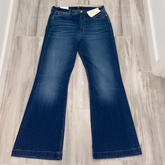 7 For All Mankind Dojo Flare, Style:7U482478, 32x34, NWT, $228 MSRP - Picture 10 of 13